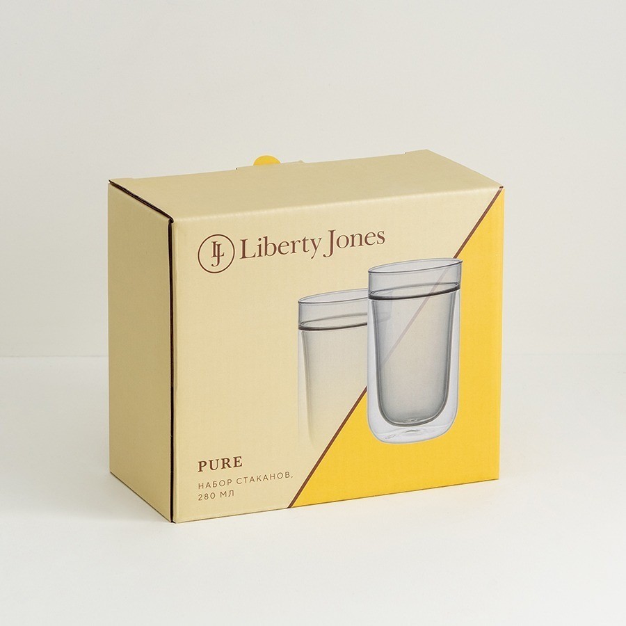 Набор стаканов pure, 280 мл, дымчато-серые, 2 шт. (78812)