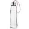 Бутылка стеклянная, 500 мл, розовая (72800)
