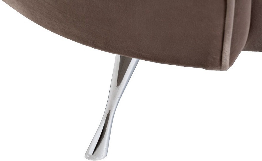 Диван двухместный Dario, велюр бежевый 165*81*76см с кантом (TT-00011559)