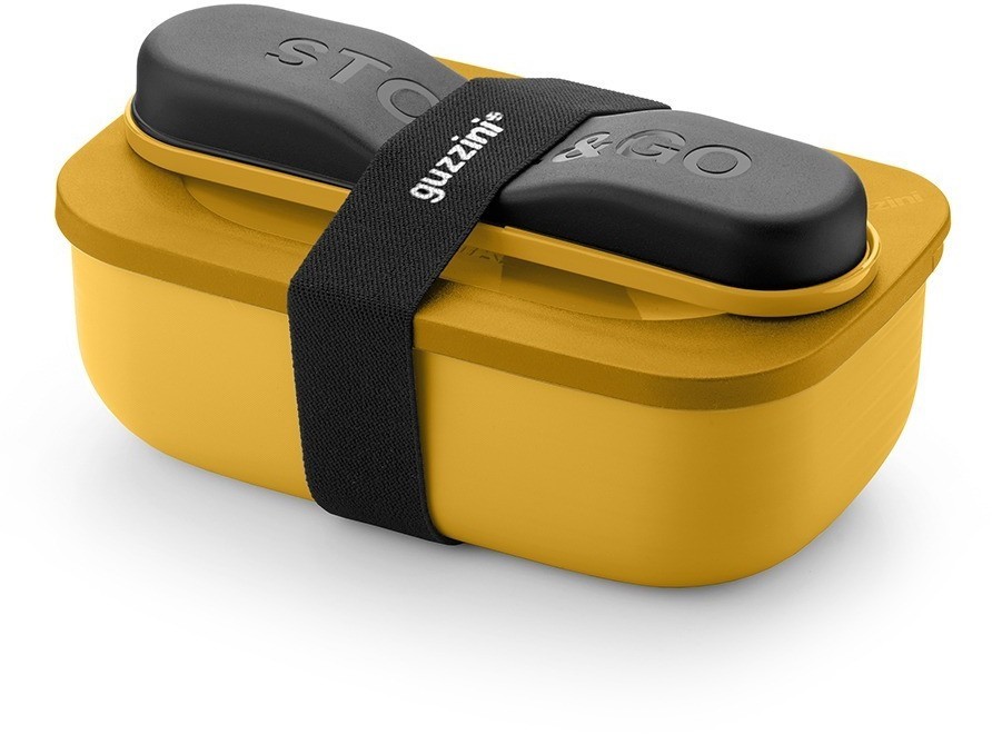 Набор из ланч-бокса и приборов store & go, желтый (79150)