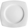 Тарелка квадратная S0412, фарфор, white