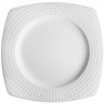 Тарелка квадратная S0412, фарфор, white