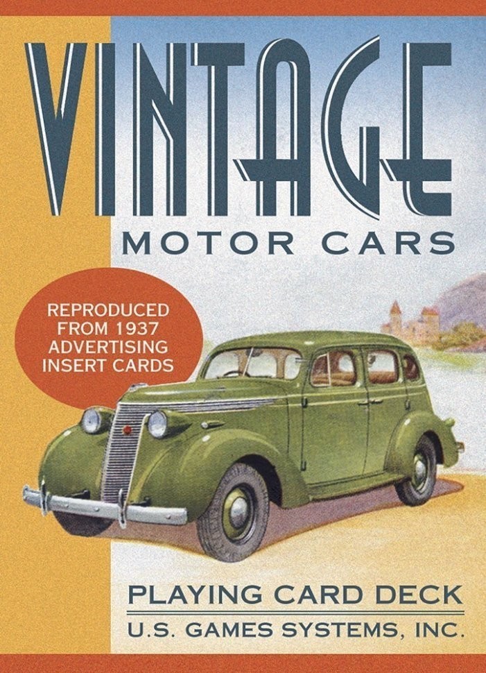 Карты "Vintage Motor Cars Playing Card Deck" (47093)