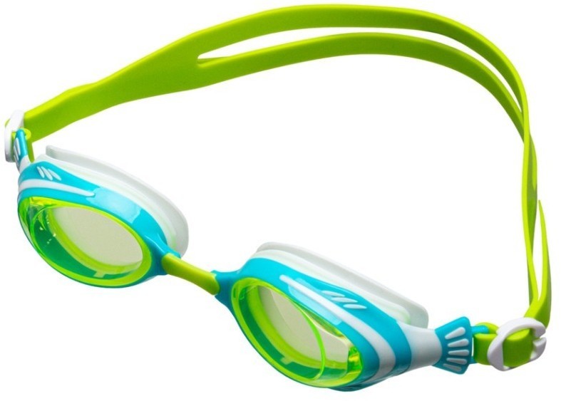 Очки для плавания Poseidon Blue/Lime, детский (2109206)
