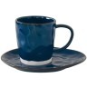 Чашка с блюдцем Interiors синяя, 0,25 л - EL-R2016/INTB Easy Life