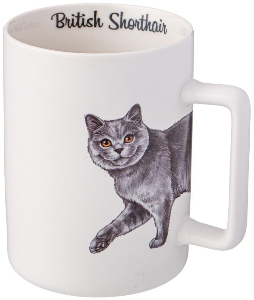 Кружка lefard "brish shorthair" 400мл 8*7*10.8cm (260-934)