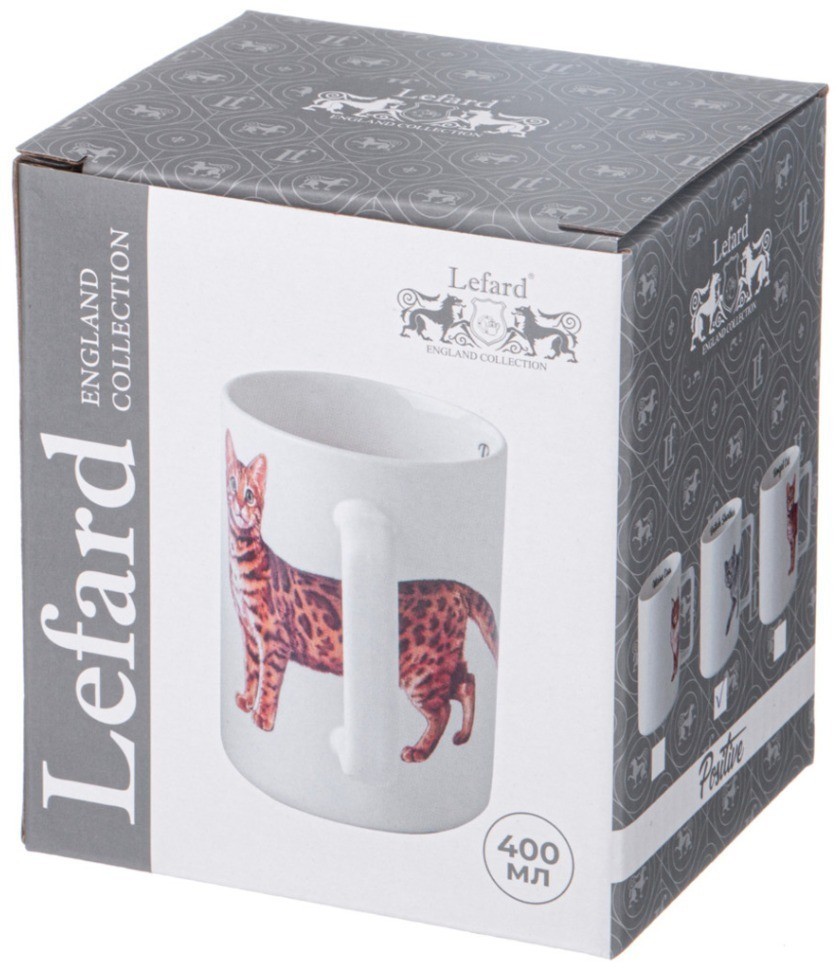 Кружка lefard "brish shorthair" 400мл 8*7*10.8cm (260-934)