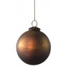Новогодняя игрушка шар BL 1602, 10 см, стекло, металл, Antique Finish, RESTORATION HARDWARE
