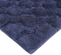 Коврик для ванной bubbles темно-синего цвета из коллекции essential, 50х80 см (76138)