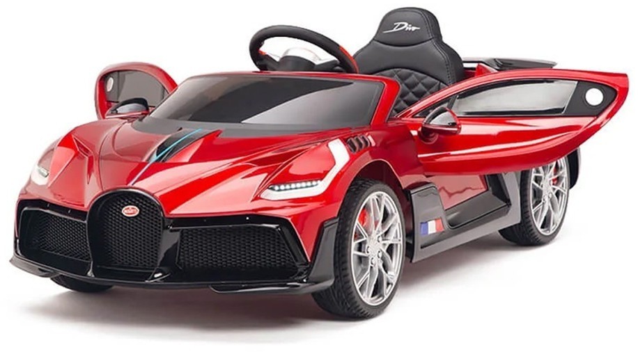 Детский электромобиль Bugatti Divo (красный лак, 12V) - HL338