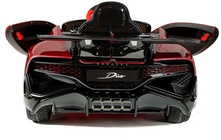 Детский электромобиль Bugatti Divo (красный лак, 12V) - HL338