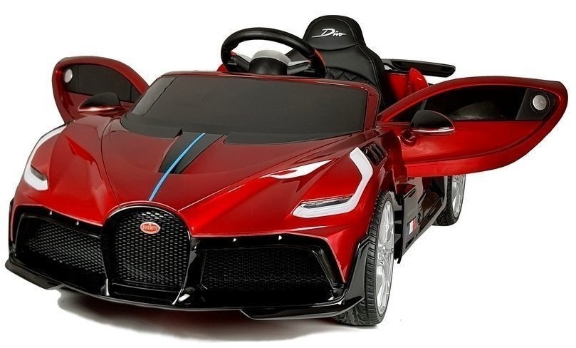 Детский электромобиль Bugatti Divo (красный лак, 12V) - HL338
