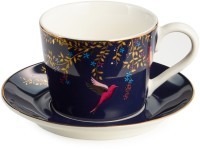 Кофейный набор lefard &quot;golden birds&quot; на 4 пер. 8 пр. 120 мл (419-154)