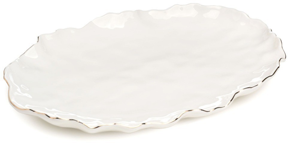 Блюдо овальное lefard "charm" 35,5*24*3 см (с золотой линией) (779-365)