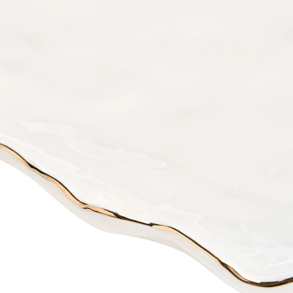 Блюдо овальное lefard "charm" 35,5*24*3 см (с золотой линией) (779-365)