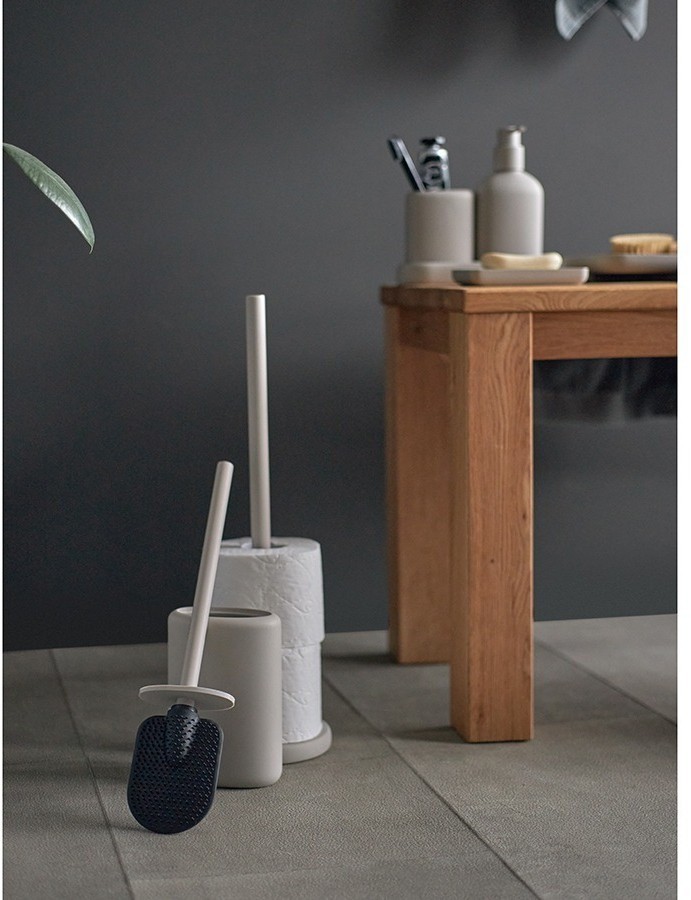 Ершик для унитаза slim, светло-серый (78870)