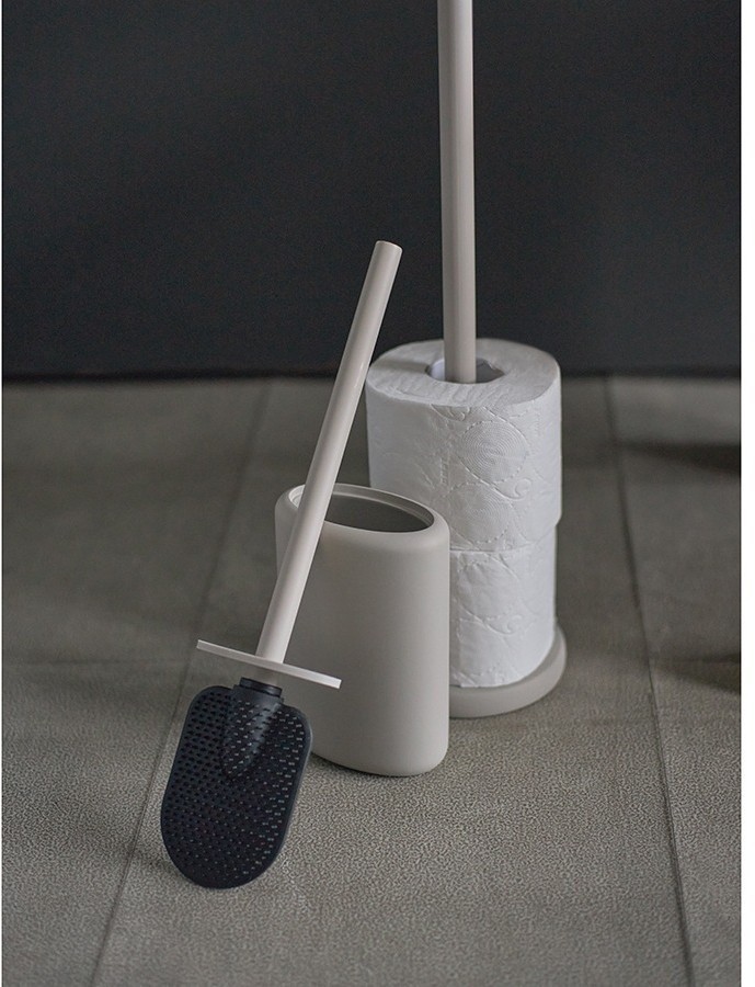 Ершик для унитаза slim, светло-серый (78870)