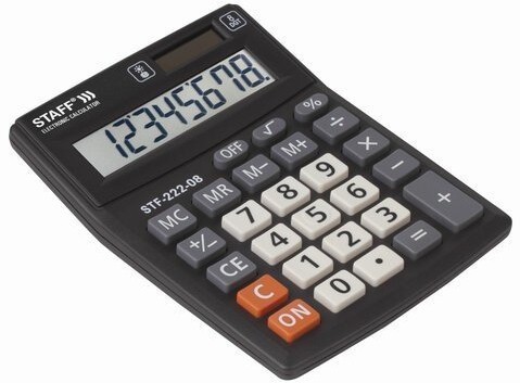 Калькулятор настольный Staff Plus STF-222 8 разрядов 250418 (2) (86057)