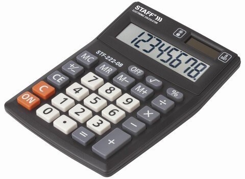 Калькулятор настольный Staff Plus STF-222 8 разрядов 250418 (2) (86057)