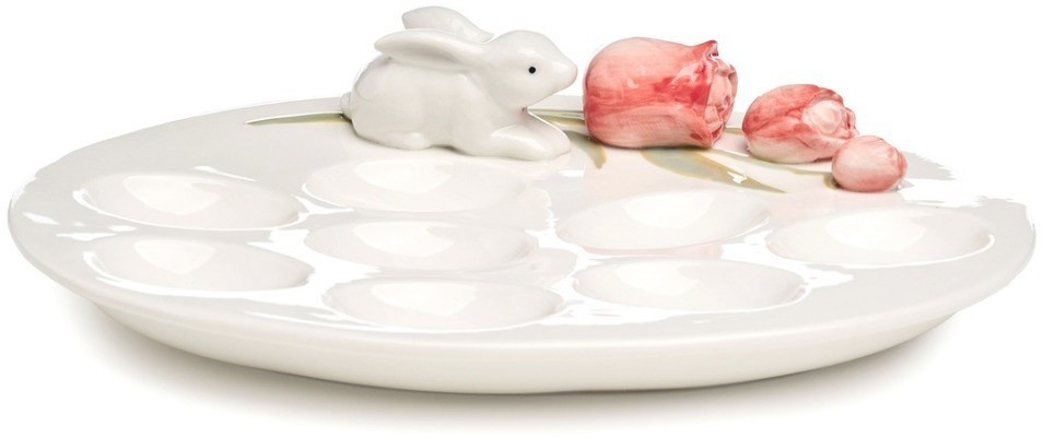 Блюдо для 8 яиц lefard "sunday" 23*21*5,5 см (58-1054)