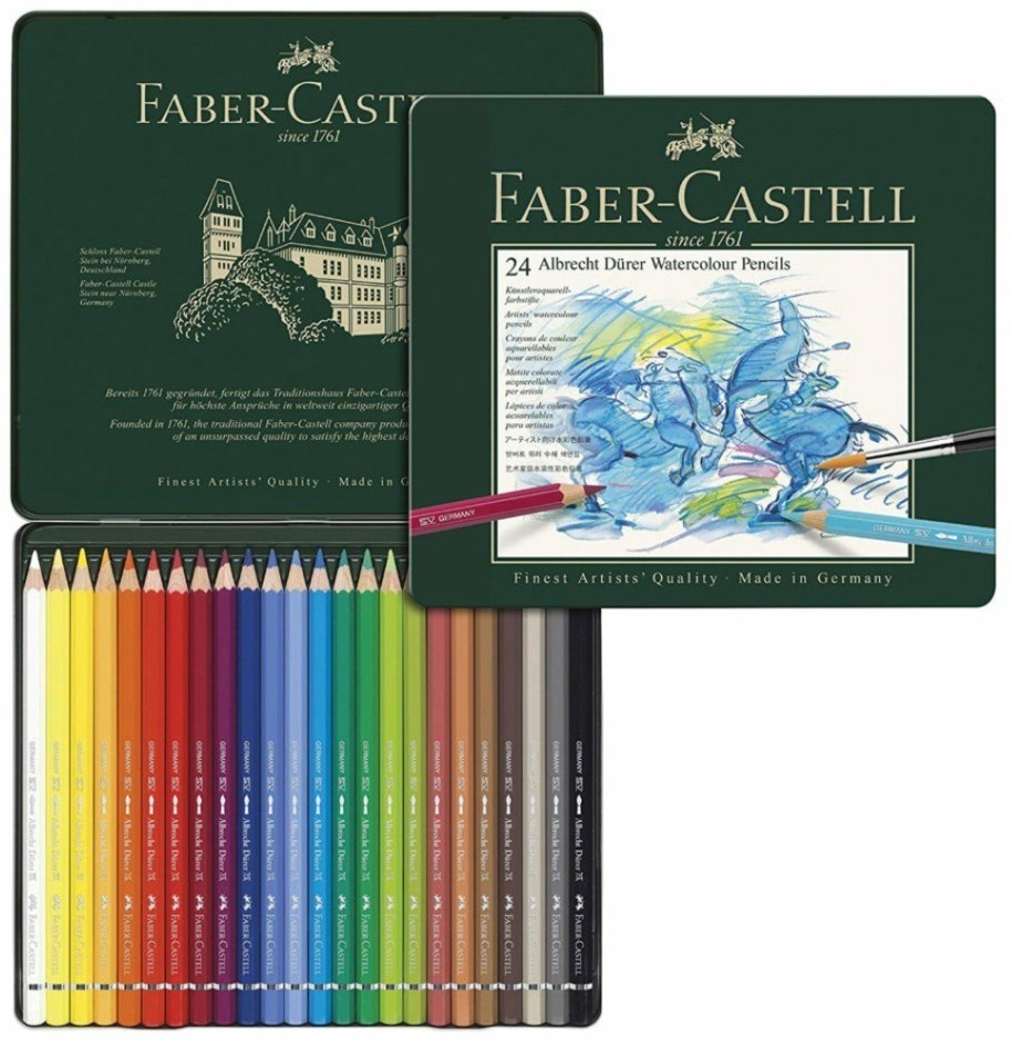 Карандаши акварельные художественные Faber Castell Albrecht Durer 24 цвета 117524/181500 (1) (64989)