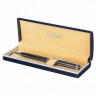 Ручка подарочная шариковая Galant Olympic Chrome корпус хром с черным синяя 140614 (90781)