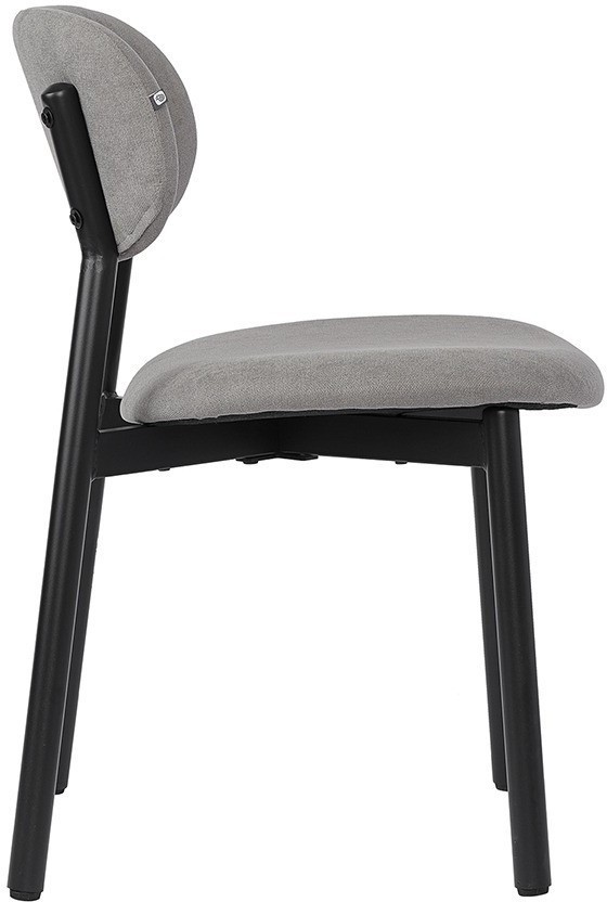 Стул round, рогожка, дымчато-серый (77339)