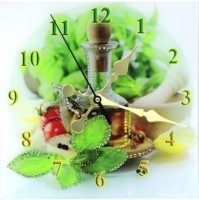 Картина Часы Кухня с кристаллами Swarovski (1673)