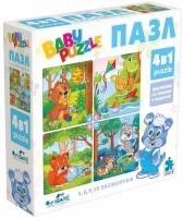 Пазл Baby Puzzle Для мальчиков, 4 в 1, 4/6/9/12 элементов, 04893 (65643)