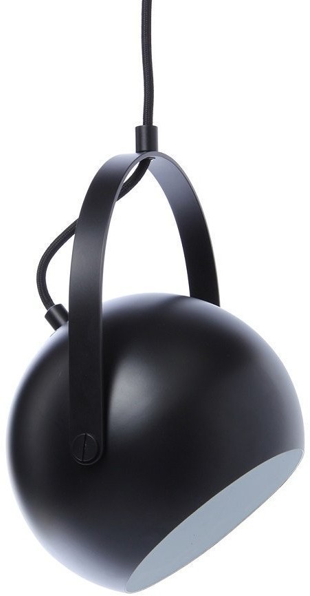 Лампа потолочная ball с подвесом, D40 см, черная матовая (68026)