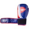 Перчатки боксерские Knockout BGK-2266, 12 oz, к/з, синий (678326)