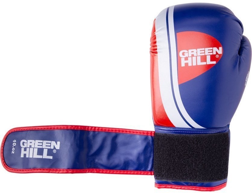 Перчатки боксерские Knockout BGK-2266, 12 oz, к/з, синий (678326)