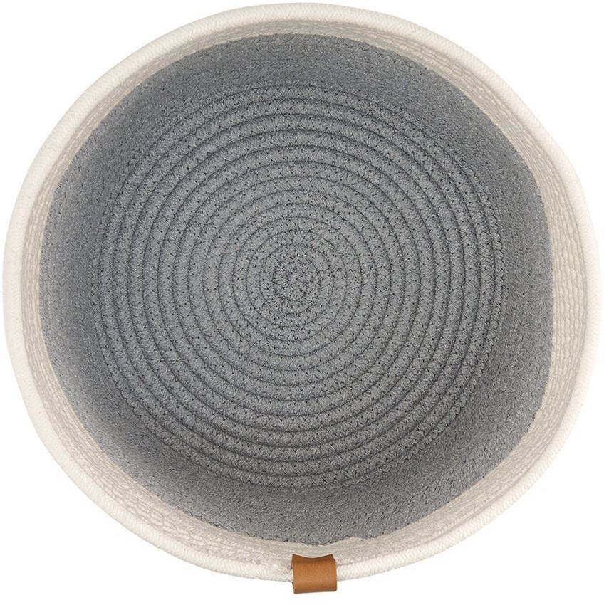 Корзина для хранения ciary, D30х30 см, бежевая/серая (74715)