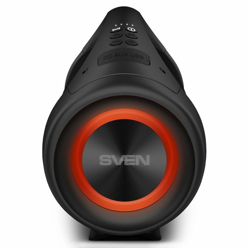 Колонка портативная SVEN PS-370 20 40 Вт Bluetooth FM USB microSD черная SV-020408 263165 (93110)