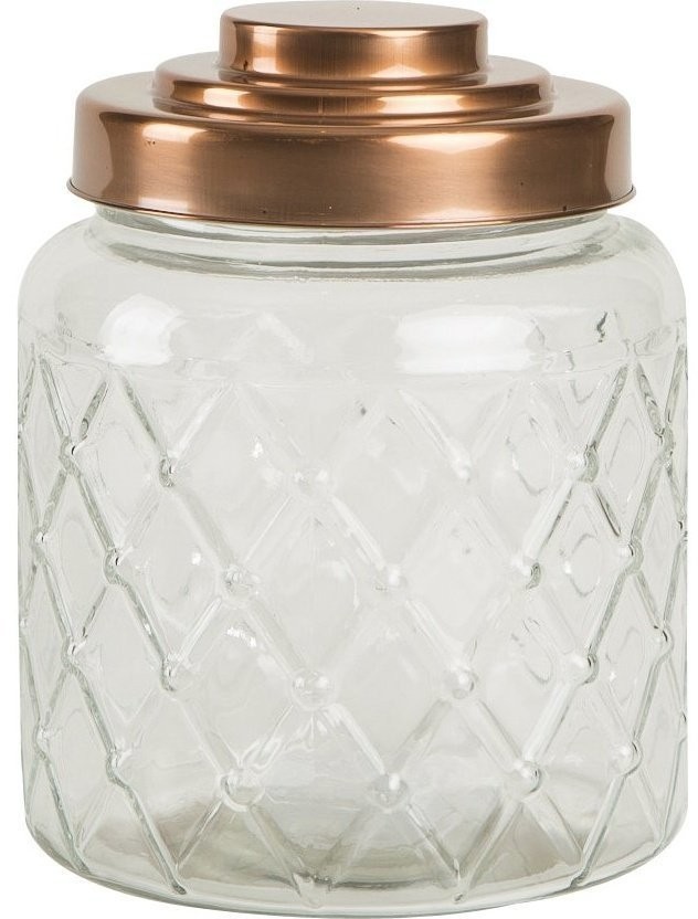 T&G Ёмкость для хранения Glass Jars Lattice 2600ml 13106