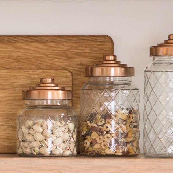 T&G Ёмкость для хранения Glass Jars Lattice 2600ml 13106