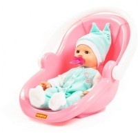 Пупс &quot;Забавный&quot; (35 см) с соской и переноской (в пакете) (71491_PLS)