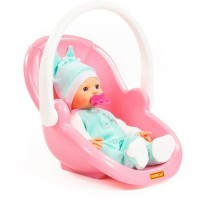 Пупс &quot;Забавный&quot; (35 см) с соской и переноской (в пакете) (71491_PLS)