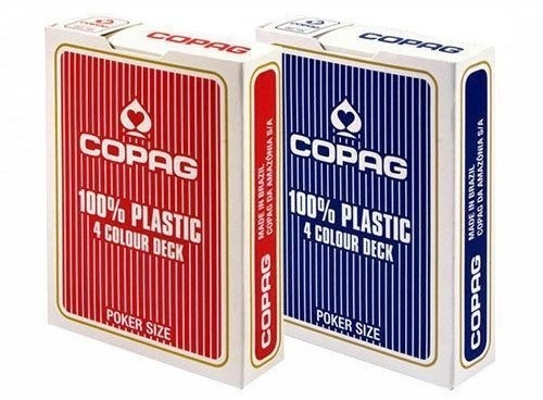 Карты "Copag 4 Colour (red/blue)" (33616)