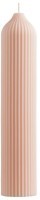 Свеча декоративная бежево-розового цвета из коллекции edge, 25,5 см (73478)