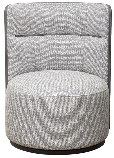 Кресло поворотное Duomo рогожка Santo1400+Enzo965 70*72*90см (TT-00014098)