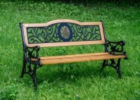Чугунная скамейка Лилия