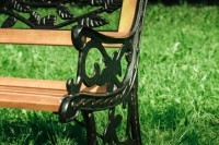 Чугунная скамейка Лилия