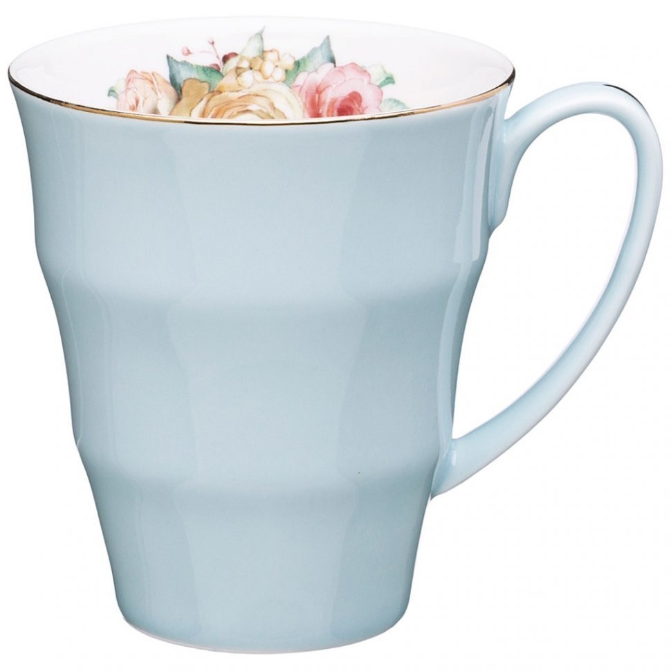 Кружка lefard "времена года" 350 мл голубая (760-687)