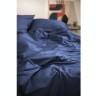 Комплект постельного белья из премиального сатина темно-синего цвета из коллекции essential, 200х220 см (77124)