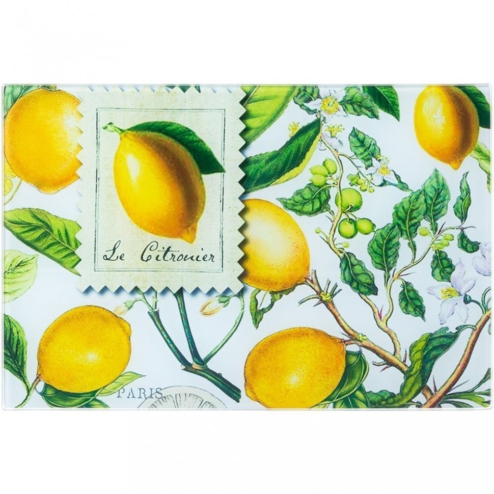 Доска разделочная "лимоны" 20*30*0.4 см Agness (357-228)