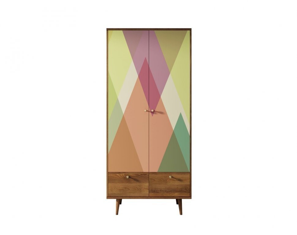 Шкаф двухстворчатый Berber принт 16 арт BB16/Print_16-ET