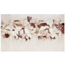 Панно декоративное fleur, 70х120 см, бежевое (78819)