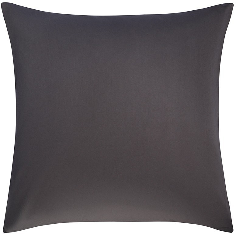 Набор наволочек из премиального сатина темно-серого цвета из коллекции essential, 70х70 см (78473)