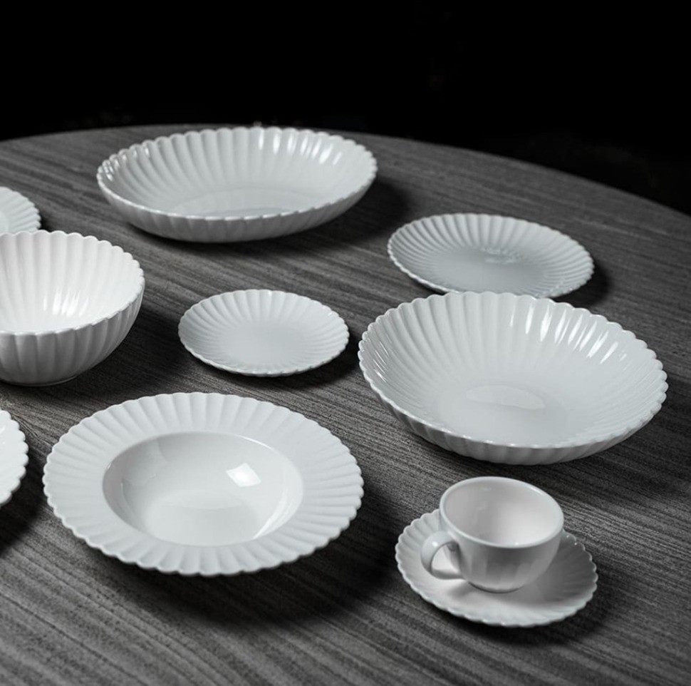 Блюдо BA3673, фарфор, white, ROOMERS TABLEWARE